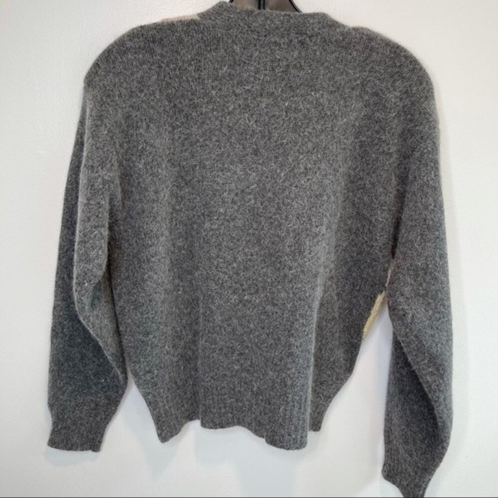 Vintage JH Collectibles Angora Wool Blend Cardigan Sweater - Picture 3 of 8